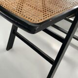 Chaise pliante cannée