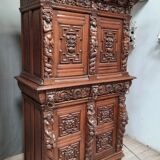 Buffet à  4 portes sculpté