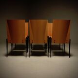 Set of 6 Post Modern Dining Chairs by Cidue Italy 1990s