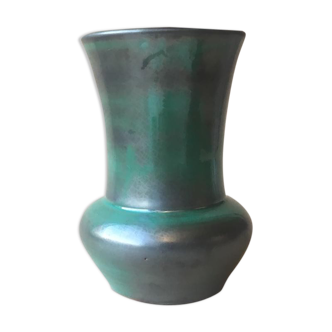 Vase art déco émaillé de Gabriel Keramik, années 1930