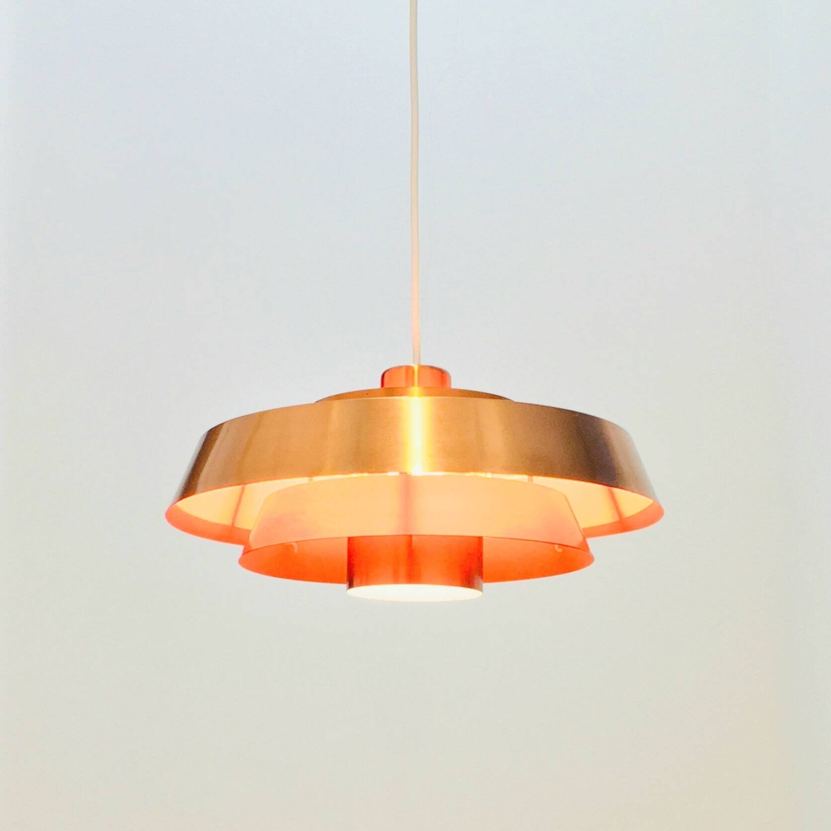 Mid Century Brass Ceiling Light - Jo Hammerborg for Fog & Mørup, Denmark