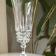 6 Arques crystal champagne flutes