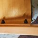 Set de 4 chaises en bois et tissu, années 70