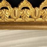 Onyx desk top with brass gallery