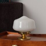 Opal globe installation lamp
