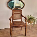 Early 20th century wooden barber's chair