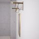 Vereinigte Werkstätten, brass cloakroom and mirror