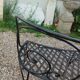 Banc de jardin en fer ancien