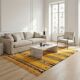 Tapis berbère jaune ethnique