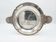 Silver-plated tray with shells