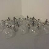 Chromed Glass Wall Lamp from OTT International, 1960s