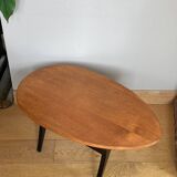 Scandinavian teak side table 1950s/60s menhir top