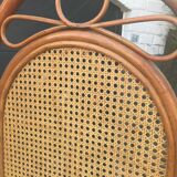 Ancient bamboo screen, rattan and canning