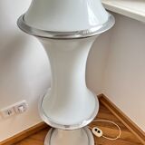 BAMBOO FLOOR LAMP IN MURANO GLASS, ENRICO TRONCONI VISTOSI- 1970s