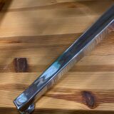 Table à manger blanche pied central extensible des années 70