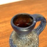 Carafe vase in German pottery WGP Fat Lava mid-century style by Ruscha, 1960s.