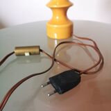 Lampe vintage jaune 1680 1960
