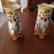 planter / tall vase in barbotine (majolica) from the Art Nouveau period (circa