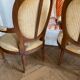 Pair of armchair medallion Louis 16 period