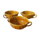 3-bowl ceramic set Lunéville Louis VX Honey
