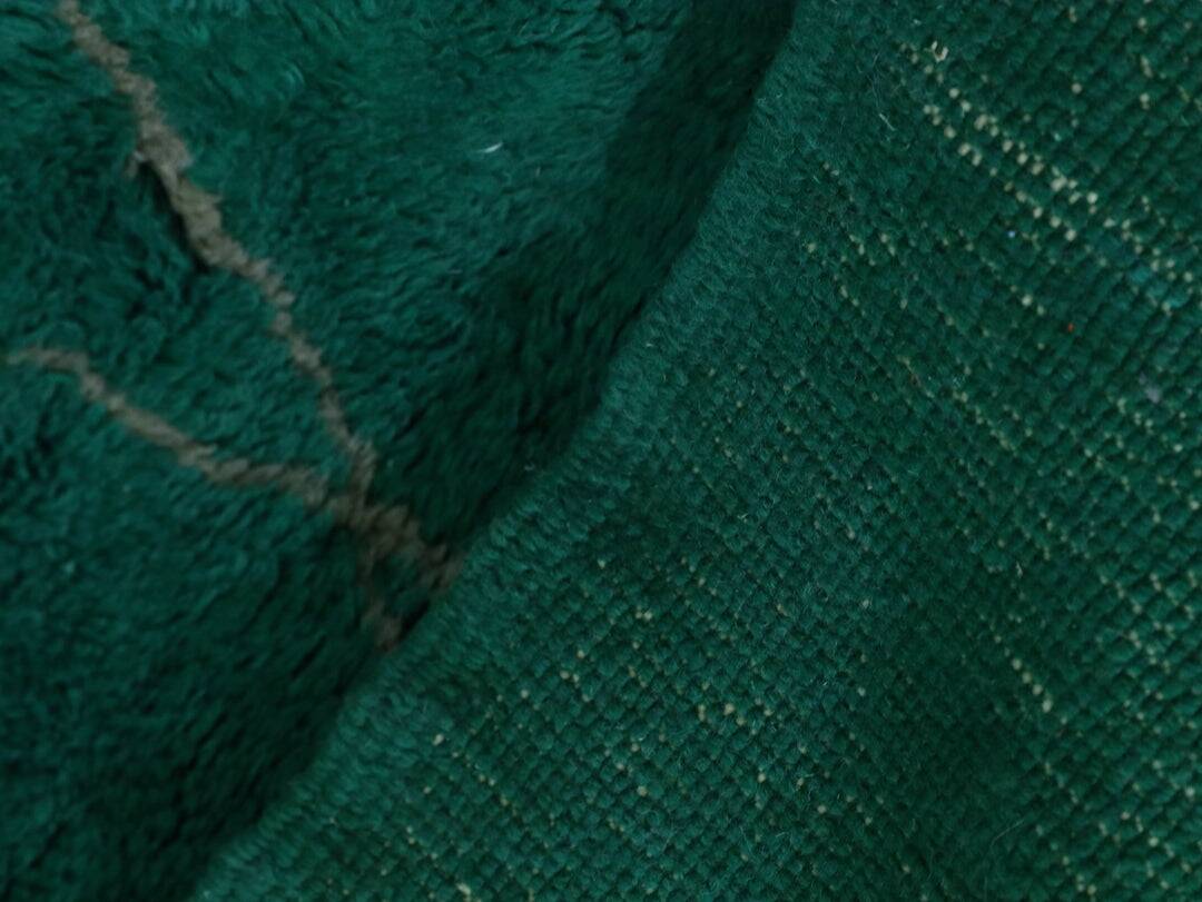 Tapis marocain vert - Tapis sur mesure 2.5/1.5cm