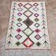 Moroccan Berber Rug Costum - Moroccan Wool Rug - New Azilal Rug - Beni Ouarain Style
