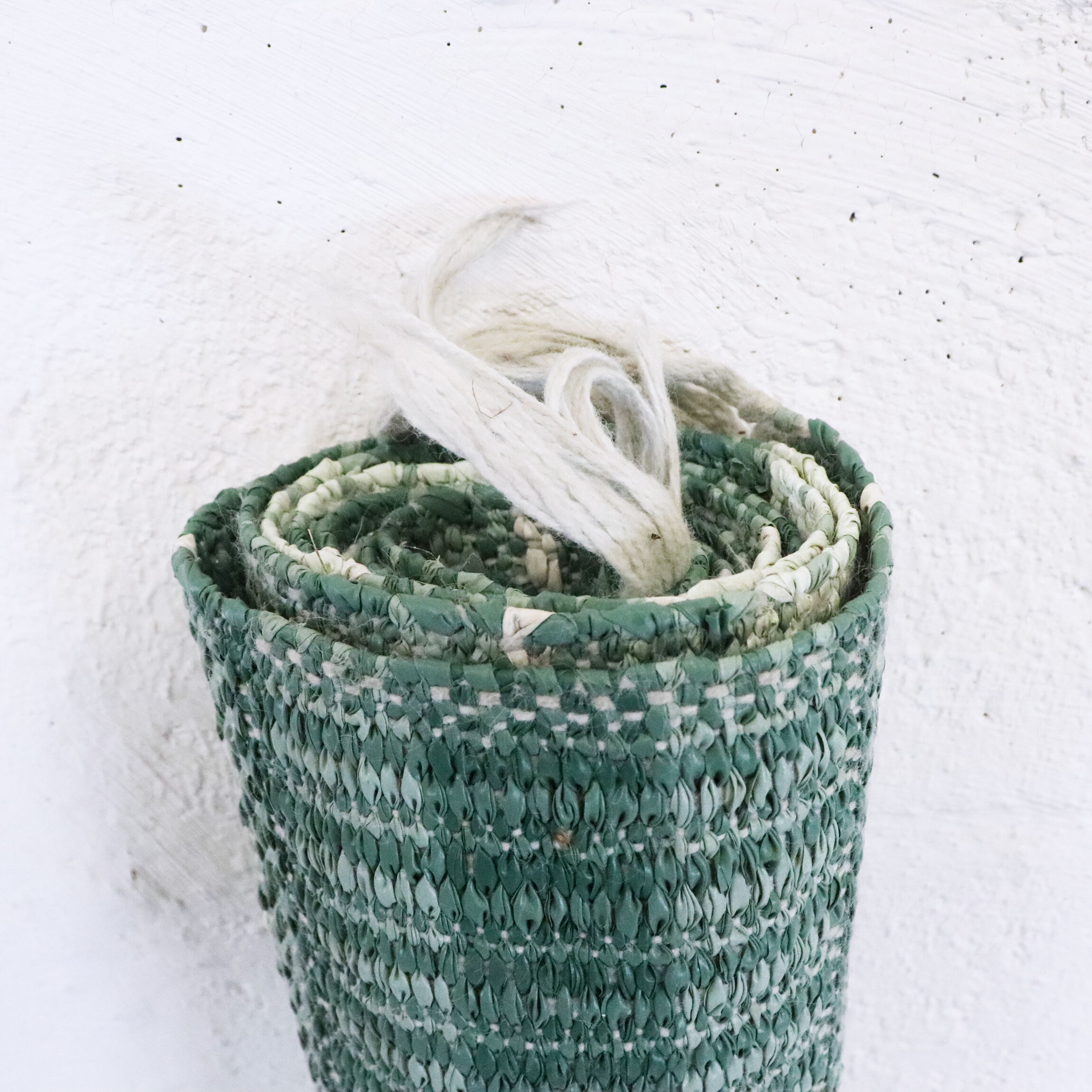 Matta No.14, woven plastic, 200 x 145 cm