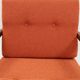 Vintage Armchair Orange Papaya Cushions, Poland, 1960
