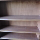 Open bookcase in vintage teak