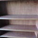 Open bookcase in vintage teak