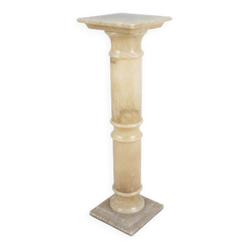 Colonne en albatre - Sellette XIXeme