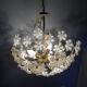 Lustre fleurs trois feux