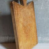 Cutting board in old solid wood