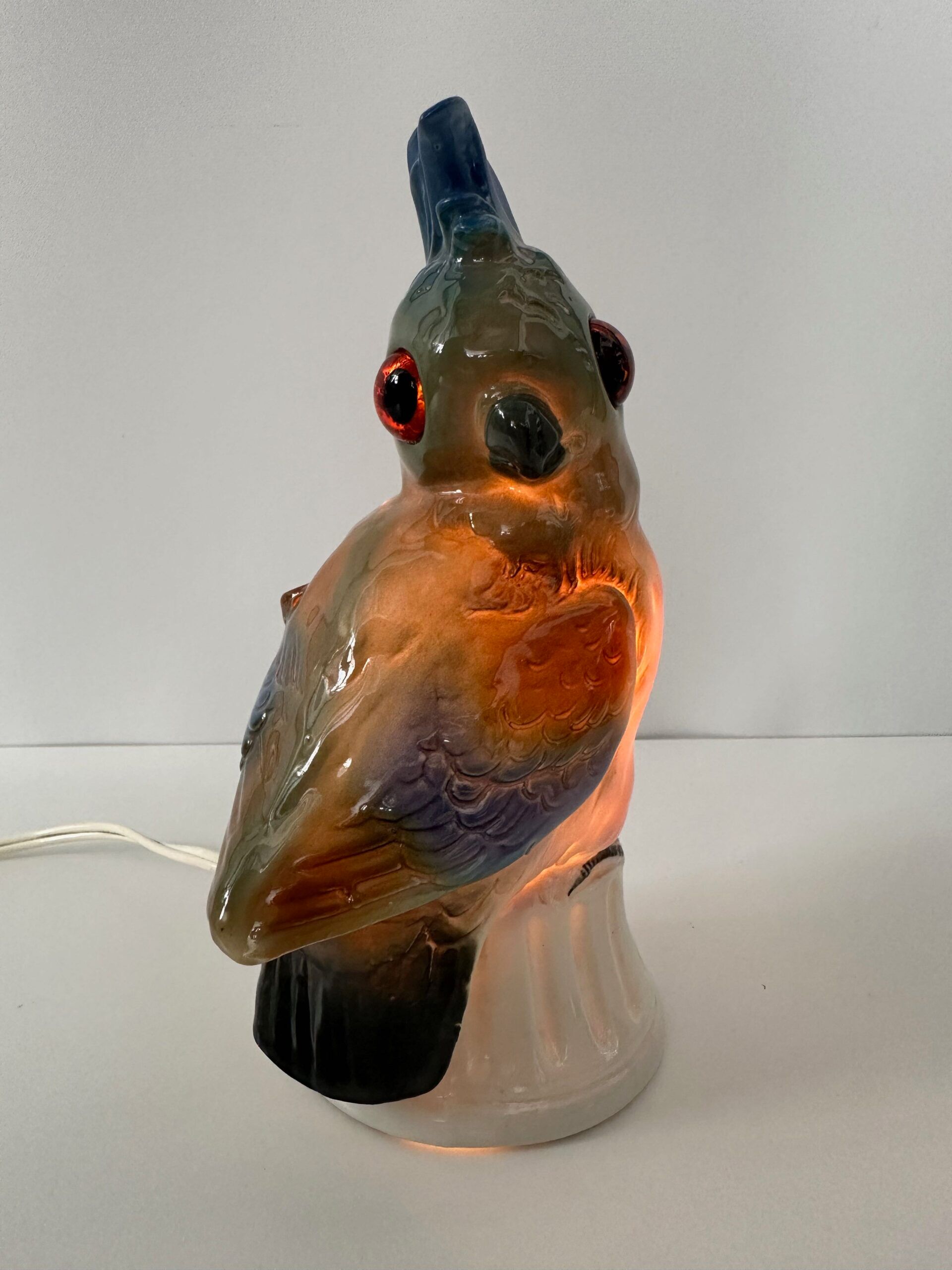 Art deco (perfume) lamp – parrot