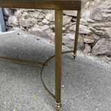 Table basse 1960 marbre style Louis XVI