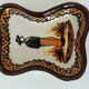 Pair of Henriot Quimper pocket emptiers model 137 – personalized Breton decor