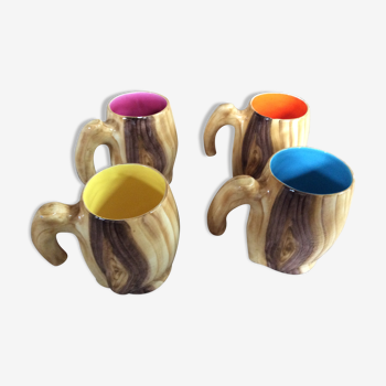 Série de 4 mugs