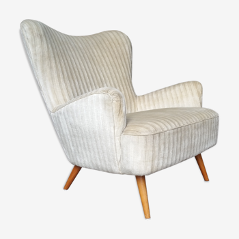 Organic wingback chairs in the 50-60s vintage armchair