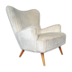 Organic wingback chairs in the 50-60s vintage armchair