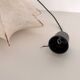 Pair of Italian Designer Cocoon Pendant lights original from the 1960s