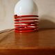 Opaline lamp on spiral