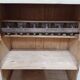 Bread cabinet with glass spice containers
