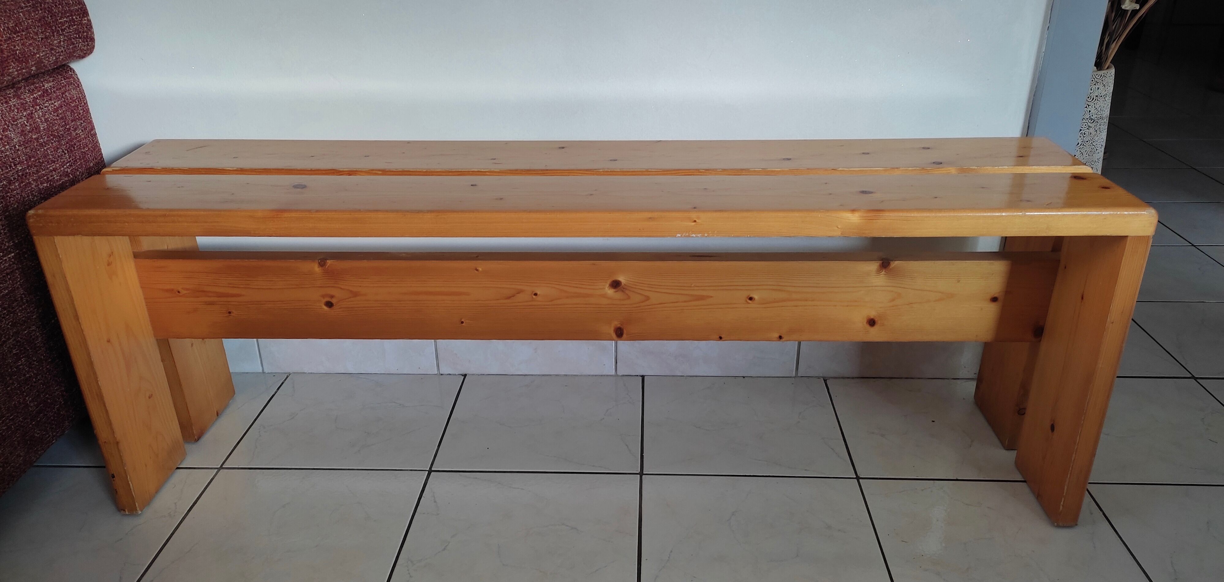 Charlotte Perriand bench for Les Arcs 1960