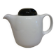 Black and white ceramic coffee maker