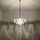 1 de 2 Lustre en verre cristal par J.T. Kalmar