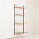 Poul Cadovius walnut wall unit with extra large shelf, Denmark 1960s