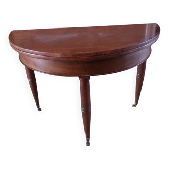 half-moon table