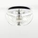 Pair of Space Age Glass 'Wave' Ceiling Lights by Koch & Lowy for P&P, 1970s