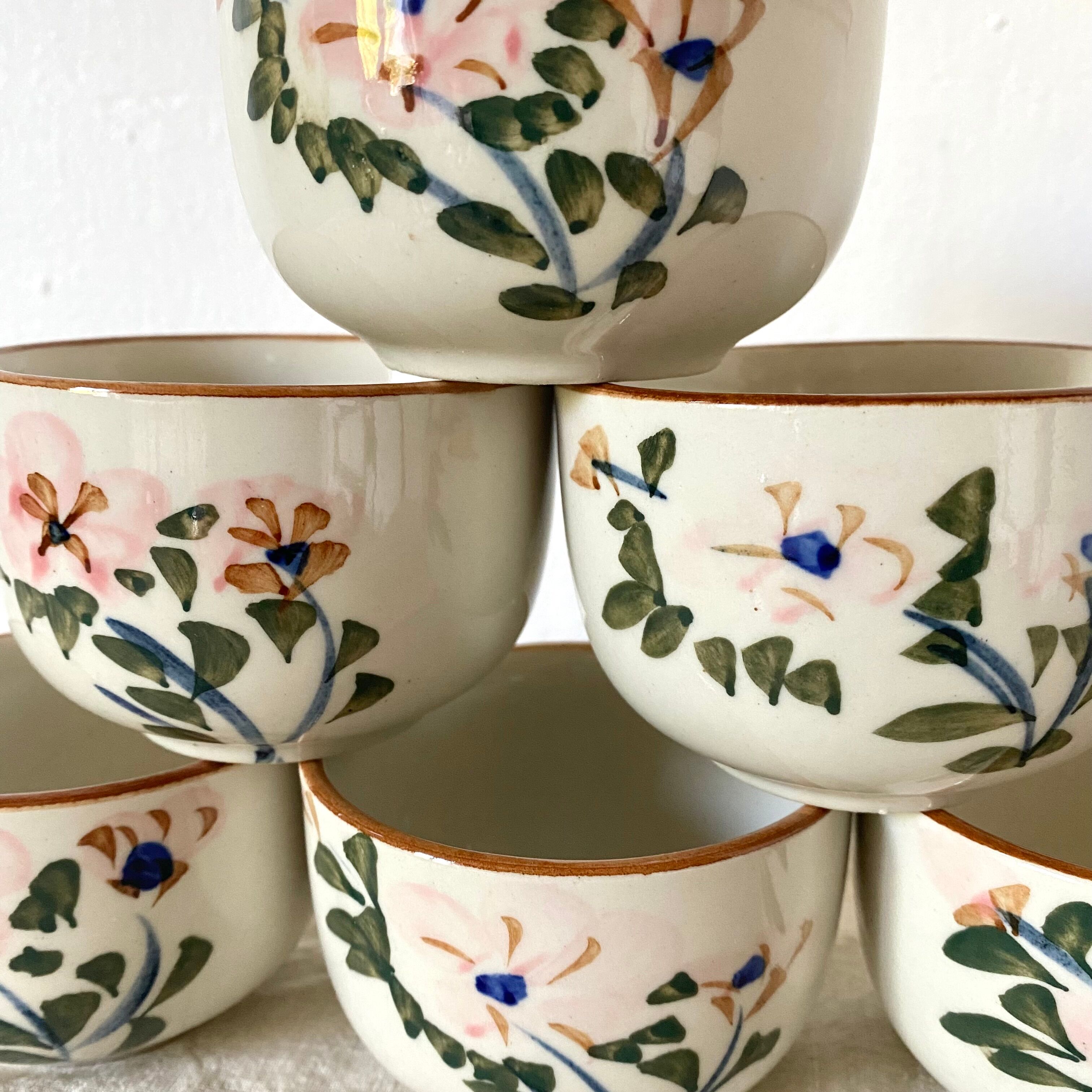 Vintage tea bowls