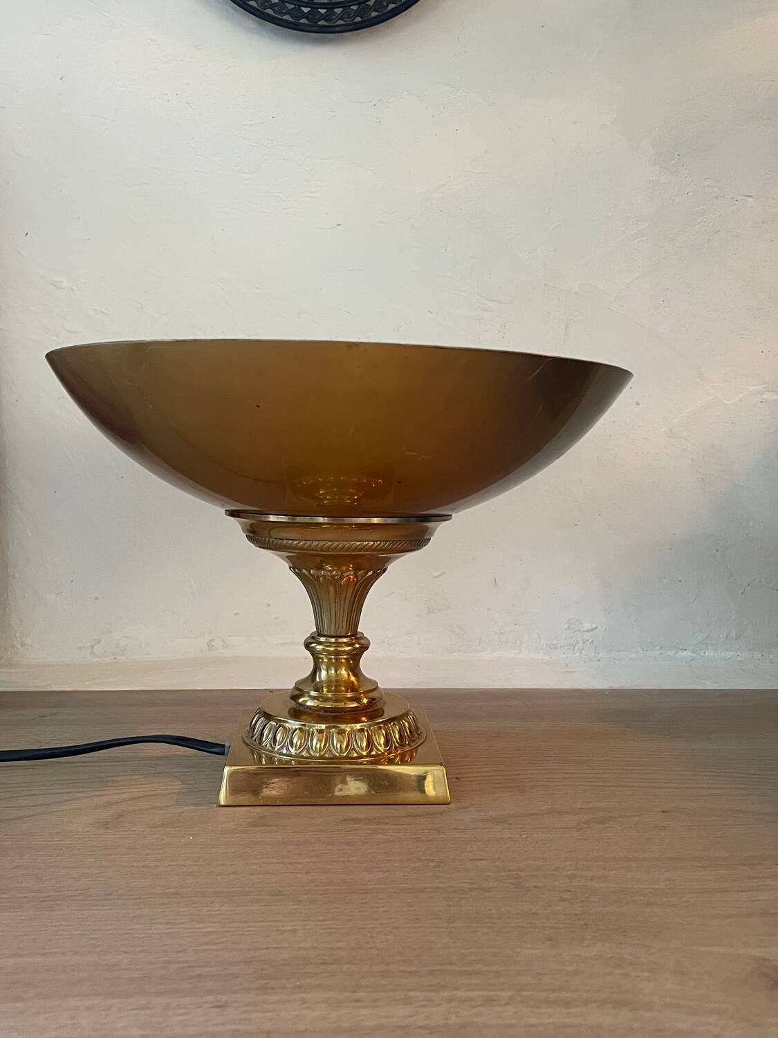 Relux Milano brass lamp with dimmer